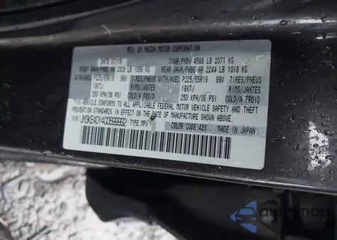 2016 Mazda Cx-5 Grand Touring z USA, uszkodzony, nr VIN JM3KE4DY4G0699992